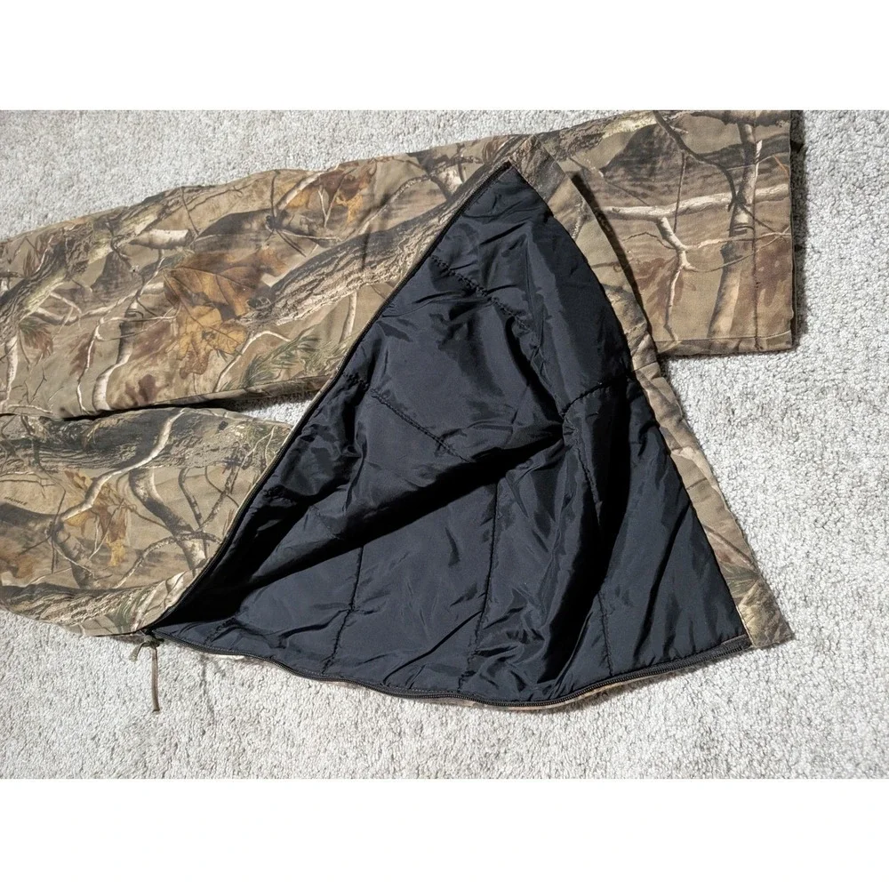 Russell Outdoors Bib Overalls Youth XL Camo Flintlock Insulated Hunting Realtree
